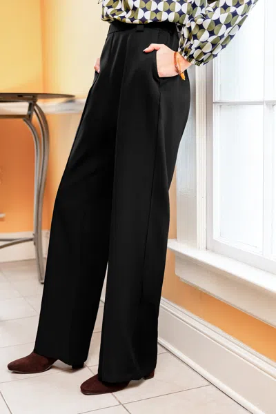 Cupshe Big Ambitions Black Pants In Blue