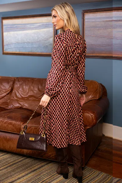 Cupshe Speed Date Geo Maxi Dress In Multi