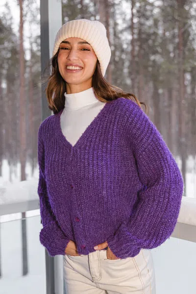 Cupshe La La Land Purple Cardigan In Purple