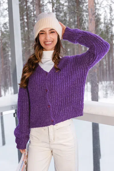 Cupshe La La Land Purple Cardigan In Purple