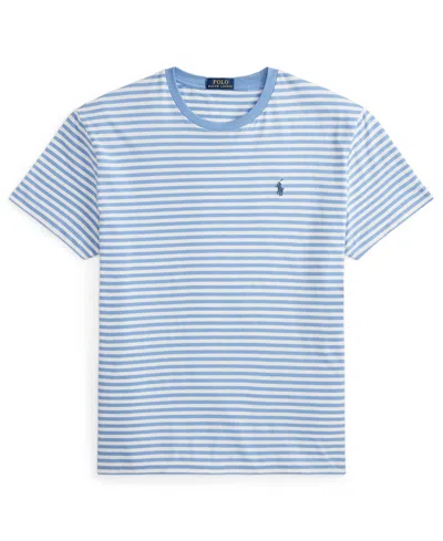 Polo Ralph Lauren Men's Classic-fit Striped Cotton Jersey T-shirt In Blue