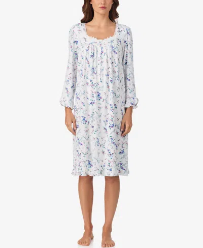 Eileen West Women's Long Sleeve Ballet Nightgown In Multi
