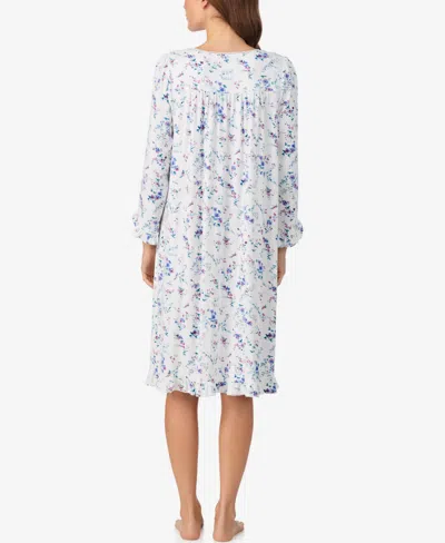 Eileen West Women's Long Sleeve Ballet Nightgown In Multi