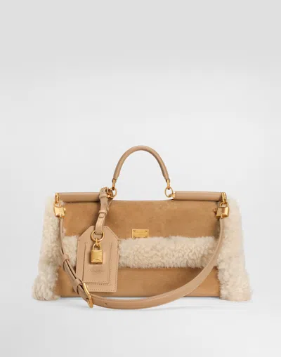 Dolce & Gabbana My Sicily Handbag In Gold