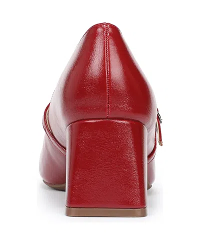 Naturalizer Women's Dancing Mary-jane Block-heel Pumps In Red