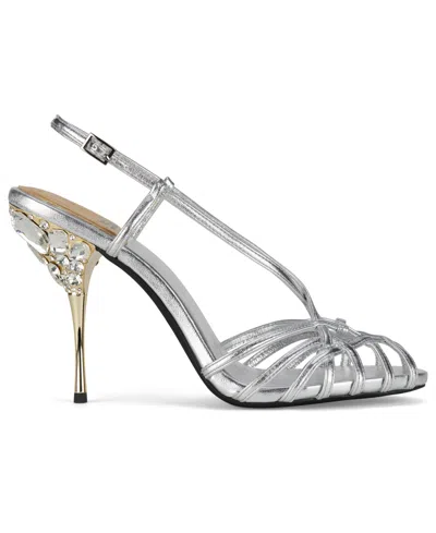 Jeffrey Campbell Women's Epiphany Embellished Open-toe Strappy High-heel Sandals In Multi