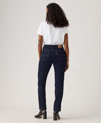Levi's Women's Classic Mid Rise Straight-leg Jeans In Blue