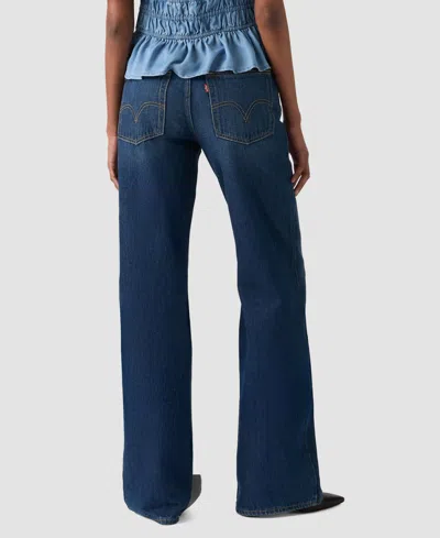 Levi's Juniors' Middy Loose Mid Rise Bootcut Jeans In Blue