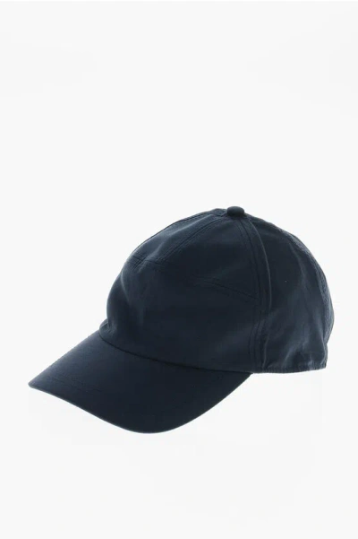 1989 Studio Solid Color Cap With Embroidered Logo In Blue