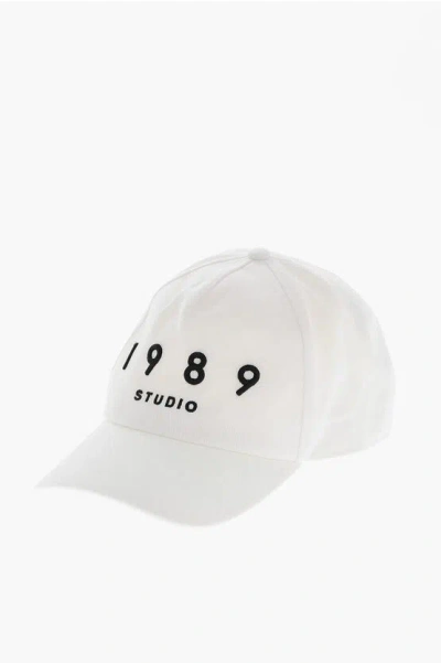 1989 Studio Striped Baseball Patch Cap With Curved Brim