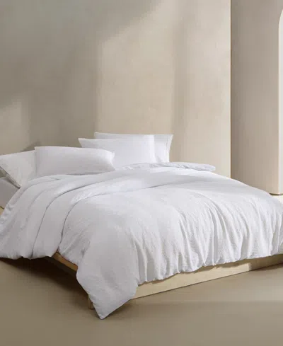 Calvin Klein Seersucker 2-pc. Comforter Set, Twin/twin Xl In White