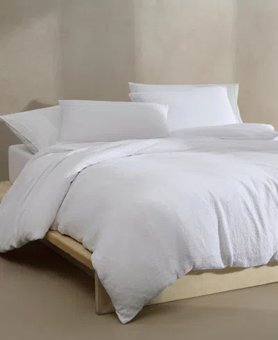Calvin Klein Seersucker 2-pc. Comforter Set, Twin/twin Xl In White