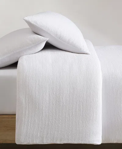Calvin Klein Seersucker 2-pc. Comforter Set, Twin/twin Xl In White