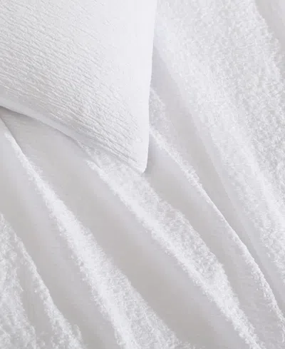 Calvin Klein Seersucker 2-pc. Comforter Set, Twin/twin Xl In White