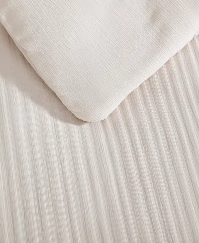 Vera Wang Solid Chenille 3-pc. Comforter Set, Queen In Neutral