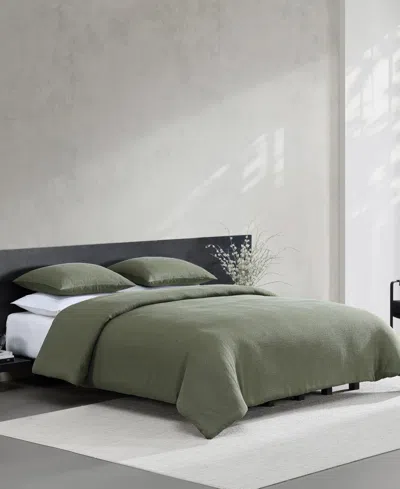 Vera Wang Carved Lines Matelasse 3-pc. Comforter Set, Queen In Gray