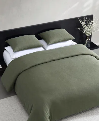 Vera Wang Carved Lines Matelasse 3-pc. Comforter Set, King In Gray