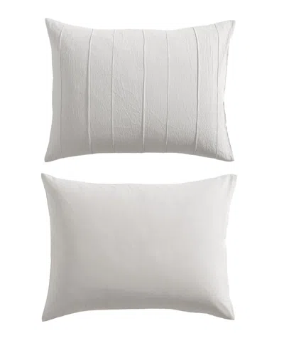 Vera Wang Woven Tucks Jacquard 3-pc. Comforter Set, Queen In Neutral