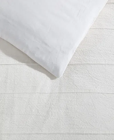 Vera Wang Woven Tucks Jacquard 3-pc. Comforter Set, Queen In Neutral