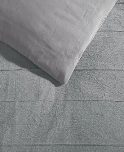 Vera Wang Woven Tucks Jacquard 3-pc. Comforter Set, Queen In Gray