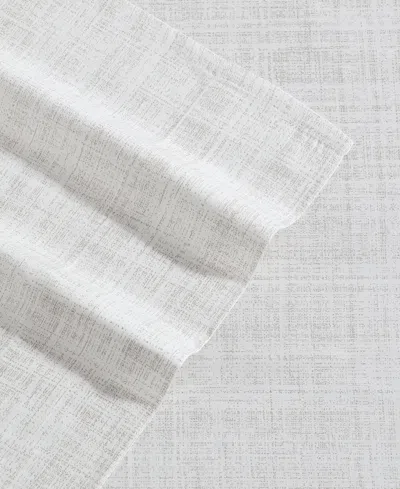 Vera Wang Printed Sateen T300 4-pc. Sheet Set, Queen In White