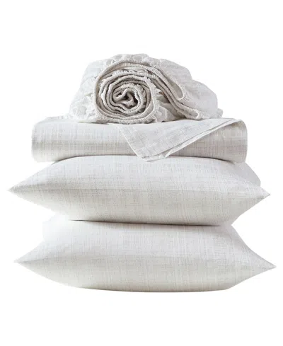 Vera Wang Printed Sateen T300 4-pc. Sheet Set, Queen In Neutral