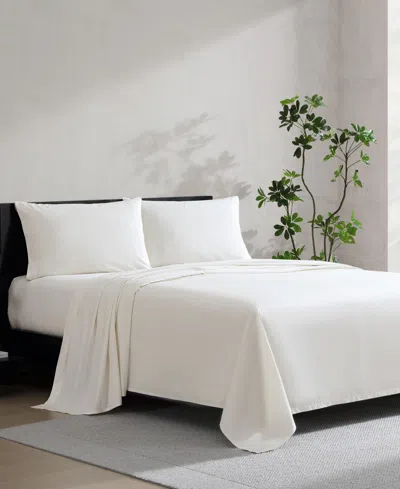 Vera Wang Cool Comfort Solid T200 4-pc. Sheet Set, King In White
