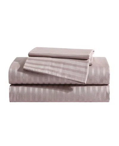 Vera Wang Solid Dobby Stripe T290 4-pc. Sheet Set, King In Pink