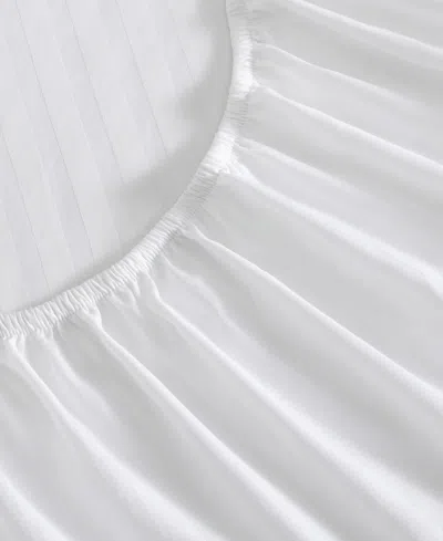 Vera Wang Solid Dobby Stripe T290 4-pc. Sheet Set, Queen In White
