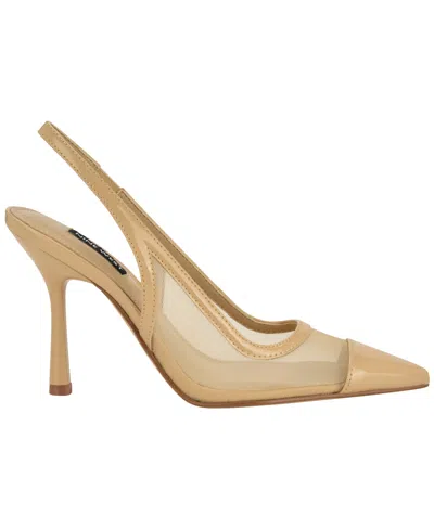 Nine West Women's Jermain Slingback Dress Pumps In Brown