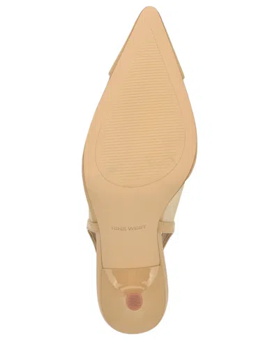 Nine West Women's Jermain Slingback Dress Pumps In Brown