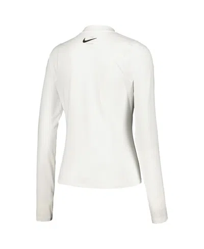 Nike Women's White Arnold Palmer Invitational Uv Victory Printed Performance Long Sleeve Top In White