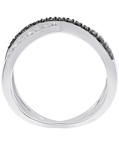 Macy's Diamond Ring (1/6 Ct. T.w.) In Sterling Silver In Silver