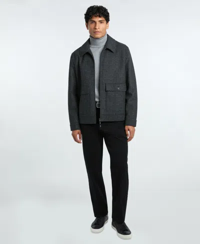 Ted By Ted Baker Men's Shirt Collar Jacket In Black