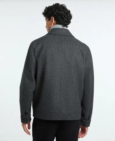 Ted By Ted Baker Men's Shirt Collar Jacket In Black