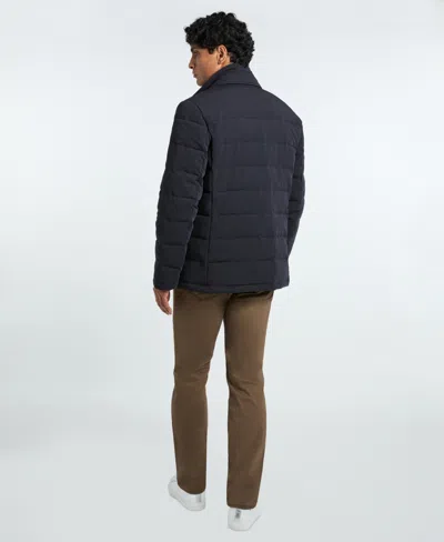 Ted By Ted Baker Men's Solid Quilted Puffer Blazer Jacket In Gray