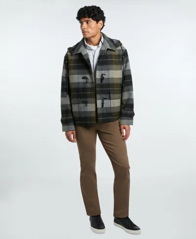 Ted By Ted Baker Men's Plaid Toggle Jacket In Multi