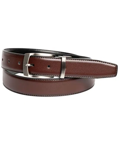 Nick Graham Men's Reversible Smooth Belt In Black