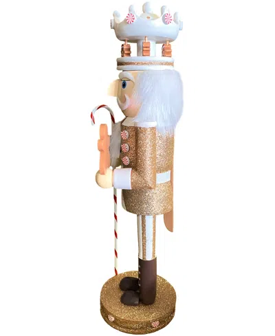Santa's Workshop 14" Gingerbread King Nutcracker In Brown