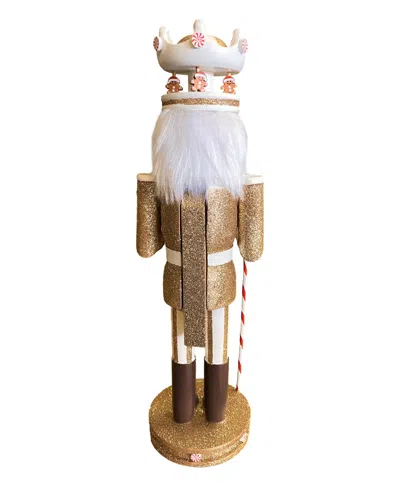Santa's Workshop 14" Gingerbread King Nutcracker In Brown