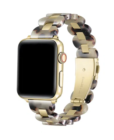 Posh Tech Aria Scalloped Resin Stainless Steel Band For Apple Watch