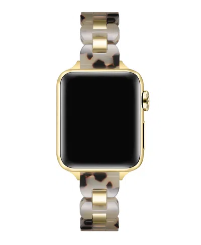 Posh Tech Aria Scalloped Resin Stainless Steel Band For Apple Watch