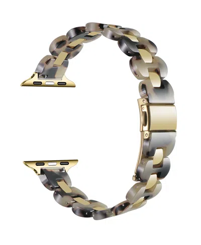 Posh Tech Aria Scalloped Resin Stainless Steel Band For Apple Watch