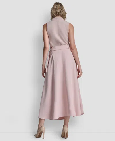 Dkny Women's Maxi Skirt With Bow Tie In Pink