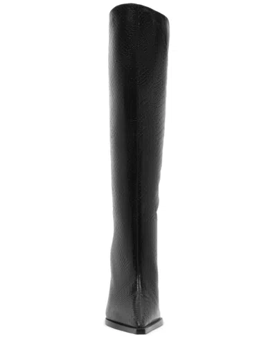 Schutz Women's Mary Zipper Knee High Boots In Black