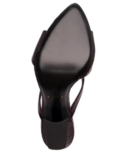 Schutz Glenda Mule Heel In Dark Plum, Women's At Urban Outfitters In Purple