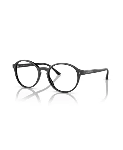 Giorgio Armani Men's Panthos Eyeglasses, Ar7004 In Black