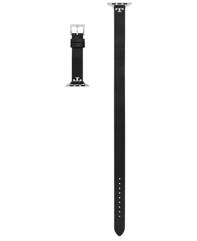 Tory Burch T Double Wrap Band For Apple Watch® In Black