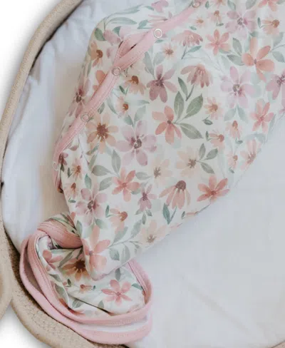 Copper Pearl Baby Girls' Natalie Knotted Gown In White