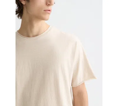 Scotch & Soda Men's Raw-edged Relaxed-fit T-shirt In Neutral